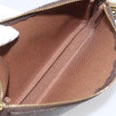 LOUIS VUITTON Monogram Pochette Accessoires Pouch M51980 LV Auth 210878A-17
