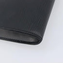 LOUIS VUITTON Epi Pochette Accessoires Pouch Black M52982 LV Auth 210879V-11