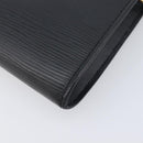 LOUIS VUITTON Epi Pochette Accessoires Pouch Black M52982 LV Auth 210879V-12
