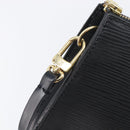 LOUIS VUITTON Epi Pochette Accessoires Pouch Black M52982 LV Auth 210879V-15