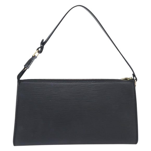 LOUIS VUITTON Epi Pochette Accessoires Pouch Black M52982 LV Auth 210879V