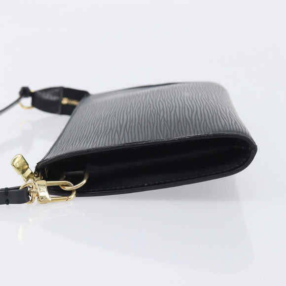 LOUIS VUITTON Epi Pochette Accessoires Pouch Black M52982 LV Auth 210879V