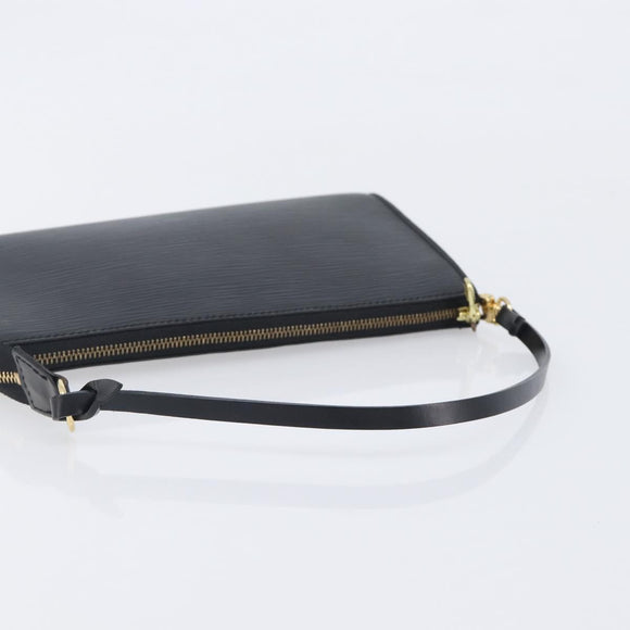 LOUIS VUITTON Epi Pochette Accessoires Pouch Black M52982 LV Auth 210879V