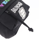Balenciaga Shoulder Bag Canvas Black 656328 Auth 210880A-17