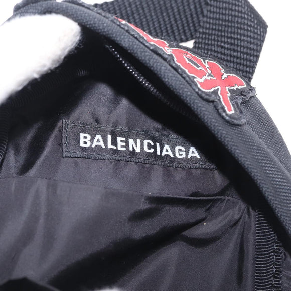 Balenciaga Shoulder Bag Canvas Black 656328 Auth 210880A