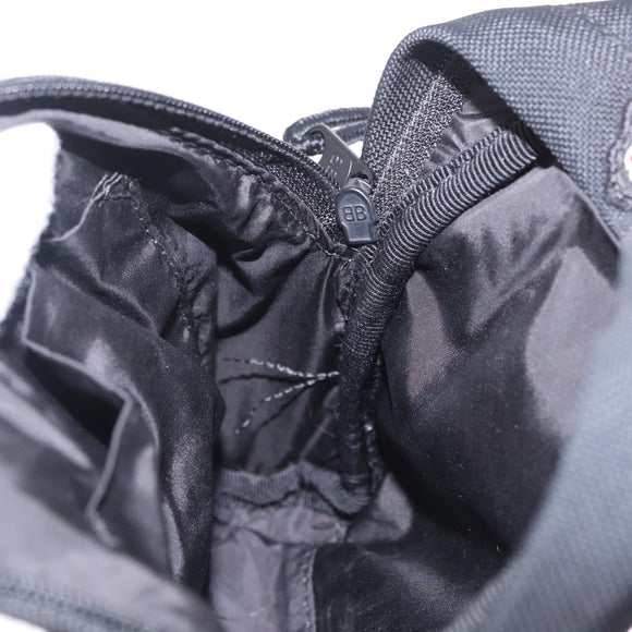 Balenciaga Shoulder Bag Canvas Black 656328 Auth 210880A