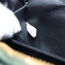 PRADA Shoulder Bag Leather 2way Green Gold Tone Auth 210888SAM-26