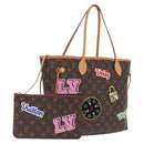 LOUIS VUITTON Monogram Patch Neverfull MM Tote Bag M43988 LV Auth 210894SAM-1