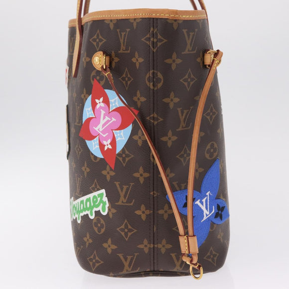LOUIS VUITTON Monogram Patch Neverfull MM Tote Bag M43988 LV Auth 210894SAM