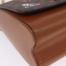 LOUIS VUITTON Catgram Sac Twist MM Shoulder Bag Marron M44408 LV Auth 210899SAM-11