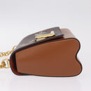 LOUIS VUITTON Catgram Sac Twist MM Shoulder Bag Marron M44408 LV Auth 210899SAM-5