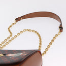 LOUIS VUITTON Catgram Sac Twist MM Shoulder Bag Marron M44408 LV Auth 210899SAM-8
