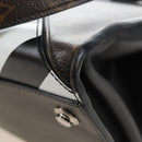 LOUIS VUITTON Monogram City Steamer MM Hand Bag Noir Silver M42347 Auth 210906SM-17