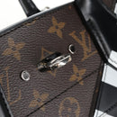 LOUIS VUITTON Monogram City Steamer MM Hand Bag Noir Silver M42347 Auth 210906SM-19