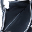 LOUIS VUITTON Monogram City Steamer MM Hand Bag Noir Silver M42347 Auth 210906SM-21