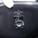 LOUIS VUITTON Monogram City Steamer MM Hand Bag Noir Silver M42347 Auth 210906SM-23