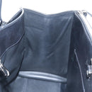 LOUIS VUITTON Monogram City Steamer MM Hand Bag Noir Silver M42347 Auth 210906SM-26