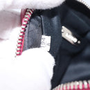 Miu Miu Matelasse Chain Shoulder Bag Leather Pink Silver Auth 210910-24