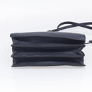 Miu Miu Madras Hand Bag Leather 2way Navy Gold Auth 210917A-11