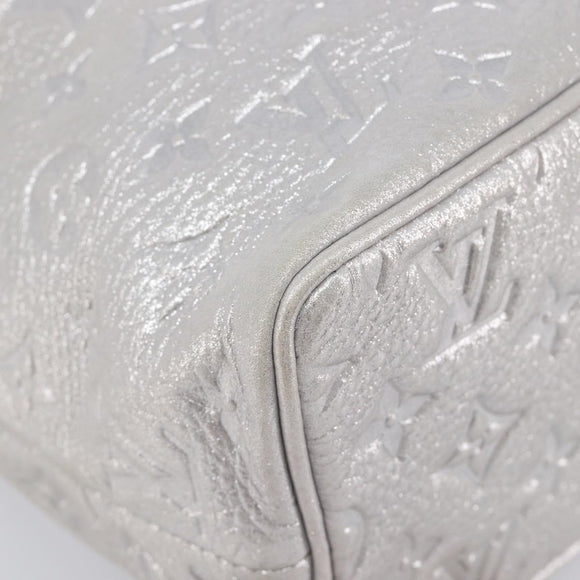 LOUIS VUITTON Monogram Shimmer Halo Bag Silver Argent M95819 LV Auth 210920M