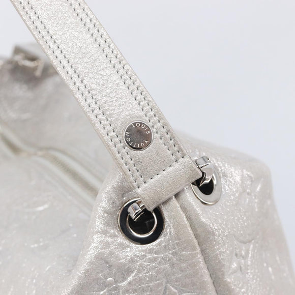 LOUIS VUITTON Monogram Shimmer Halo Bag Silver Argent M95819 LV Auth 210920M