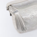 LOUIS VUITTON Monogram Shimmer Halo Bag Silver Argent M95819 LV Auth 210920M-16