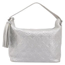 LOUIS VUITTON Monogram Shimmer Halo Bag Silver Argent M95819 LV Auth 210920M-2