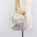 LOUIS VUITTON Monogram Shimmer Halo Bag Silver Argent M95819 LV Auth 210920M-23