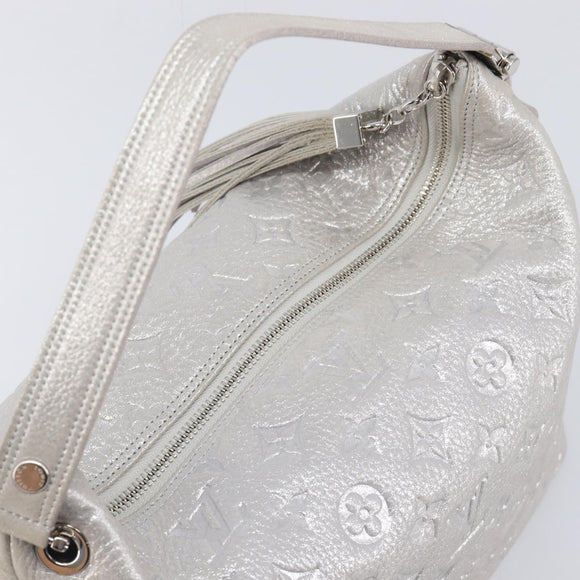 LOUIS VUITTON Monogram Shimmer Halo Bag Silver Argent M95819 LV Auth 210920M