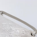 LOUIS VUITTON Monogram Shimmer Halo Bag Silver Argent M95819 LV Auth 210920M-8