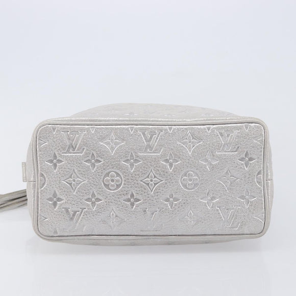 LOUIS VUITTON Monogram Shimmer Halo Bag Silver Argent M95819 LV Auth 210920M