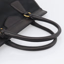 PRADA Hand Bag Nylon 2way Black Gold Auth 210925A-7