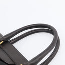 PRADA Hand Bag Nylon 2way Black Gold Auth 210925A-8