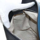 LOEWE Puzzle Hand Bag Leather 2way Blue Silver Auth 210927SAM-23