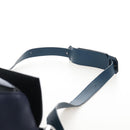 LOEWE Puzzle Hand Bag Leather 2way Blue Silver Auth 210927SAM-8