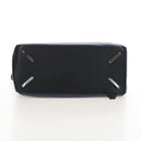 LOEWE Puzzle Hand Bag Leather 2way Blue Silver Auth 210927SAM-9