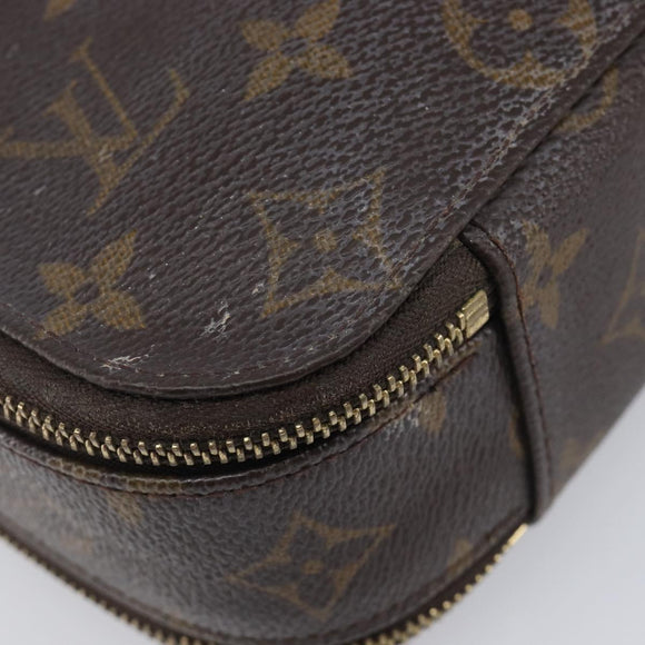 LOUIS VUITTON Monogram Trousse Brush PM Cosmetic Pouch M47510 LV Auth 210928