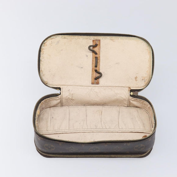 LOUIS VUITTON Monogram Trousse Brush PM Cosmetic Pouch M47510 LV Auth 210928