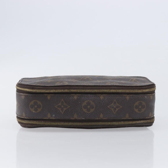 LOUIS VUITTON Monogram Trousse Brush PM Cosmetic Pouch M47510 LV Auth 210928