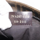 FENDI Zucca Canvas Shoulder Bag PVC Brown Black 7VA207 Auth 210935-22
