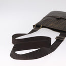 FENDI Zucca Canvas Shoulder Bag PVC Brown Black 7VA207 Auth 210935-7