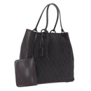 GUCCI GG Canvas Tote Bag Black 101920 Auth 210940A-1