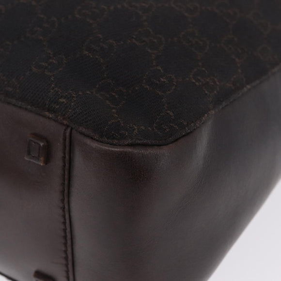GUCCI GG Canvas Tote Bag Black 101920 Auth 210940A