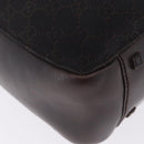 GUCCI GG Canvas Tote Bag Black 101920 Auth 210940A-13