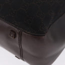 GUCCI GG Canvas Tote Bag Black 101920 Auth 210940A-14