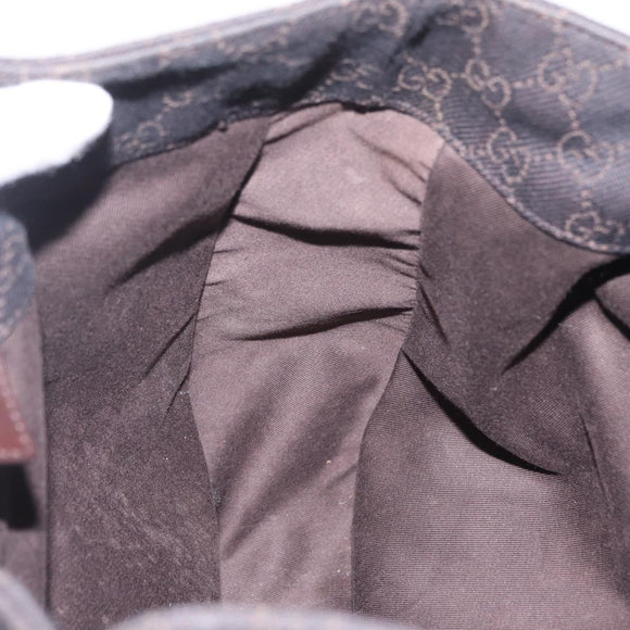 GUCCI GG Canvas Tote Bag Black 101920 Auth 210940A