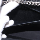 Saint Laurent Chain Shoulder Bag Leather Pink Silver Auth 210941M-23
