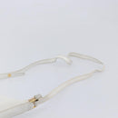 GUCCI Shoulder Bag Leather White Gold Auth 210948A-8