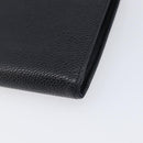 CHANEL Matelasse Long Wallet Caviar Skin Black Gold CC Auth 210957V-10