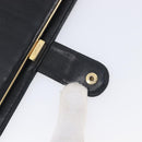 CHANEL Matelasse Long Wallet Caviar Skin Black Gold CC Auth 210958V-20